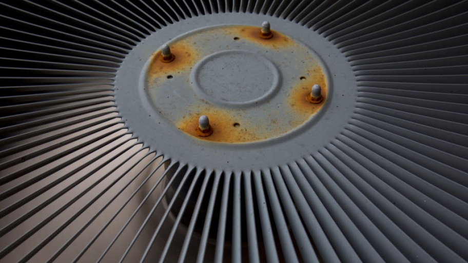 top of A/C fan